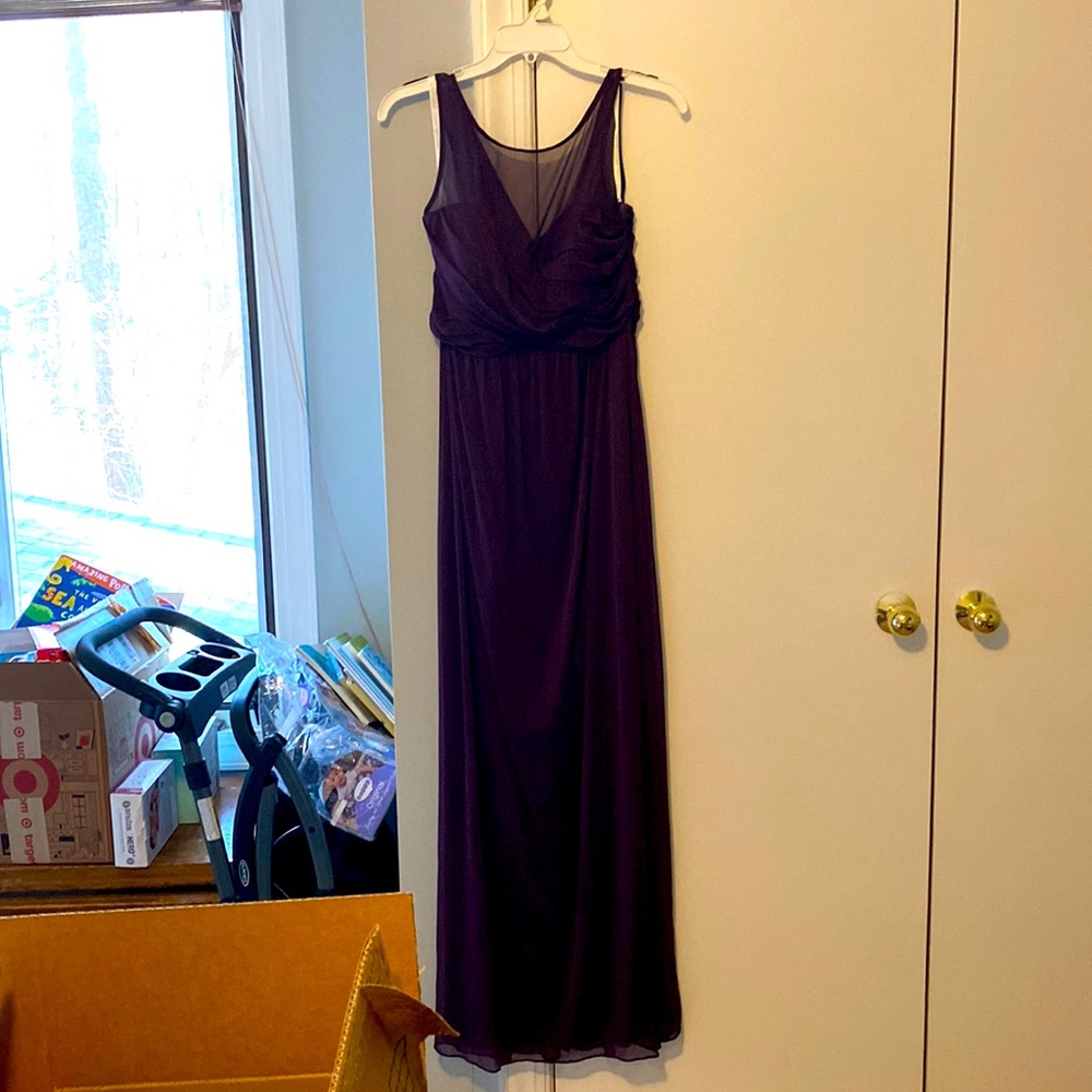 David’s bridal dress. Plum/deep purple. Size 12.